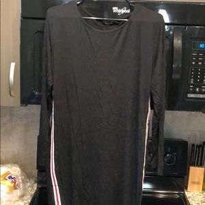 Long sleeve mini dress